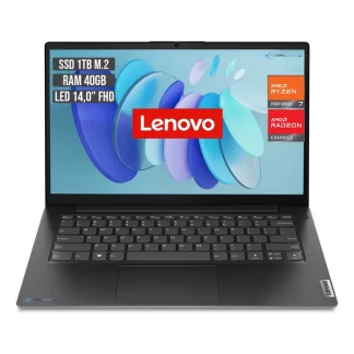 Portatil Lenovo V14 Amd Ryzen 7 7730u Ssd 1tb + Ram 40gb