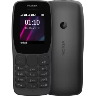 Telefono Celular Nokia 110 Dual Sim Radio Fm Camara Linterna Juegos Mp3 Musica Agenda Alarma Original Basico Economico Garantia Audifono 3.5 Nuevo New Doble Sim Bateria