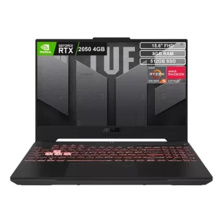 Portátil Gamer Asus Tuf A15 Ryzen 5 7535hs 8gb 512gb Rtx2050 Color Negro