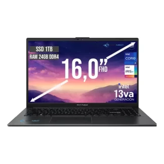 Portatil Asus Intel Core I9 13900h Ssd 1tb + Ram 24gb Led 16